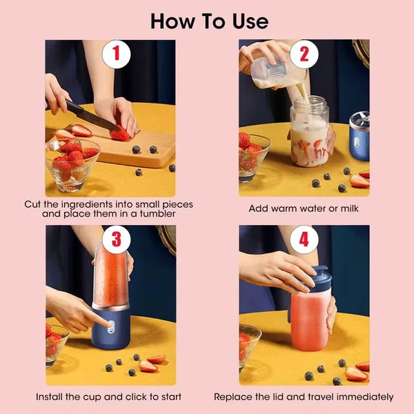 Przenośny Blender Owocowy USB